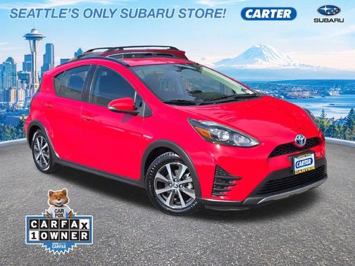 Absolutely Red 2018 Toyota Prius c Two