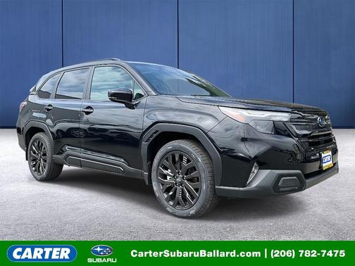 Crystal Black Silica 2026 Subaru Forester Sport