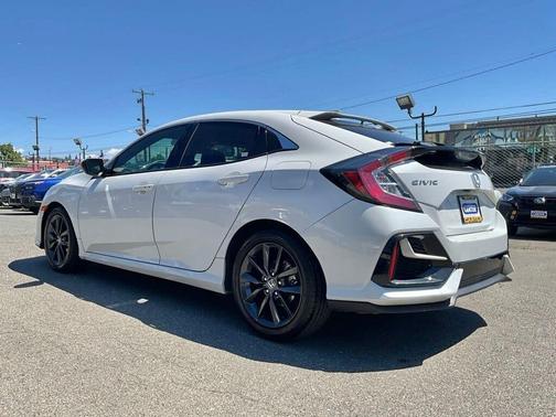 Platinum White Pearl 2020 Honda Civic EX