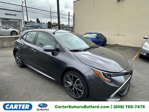 Gray 2021 Toyota Corolla Hatchback XSE
