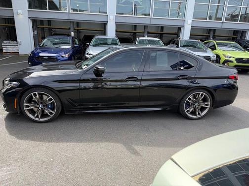 Black Sapphire Metallic 2021 BMW M550 i xDrive