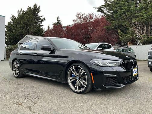 Black Sapphire Metallic 2021 BMW M550 i xDrive