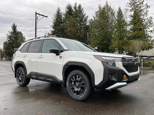 Crystal White Pearl 2026 Subaru Forester Wilderness