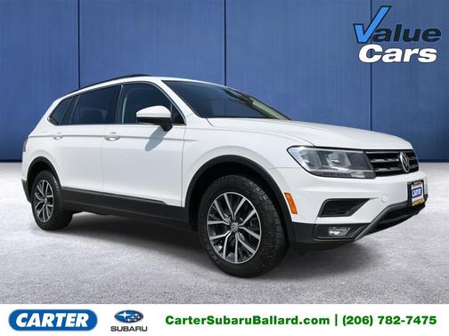 Pure White 2018 Volkswagen Tiguan 2.0T SE