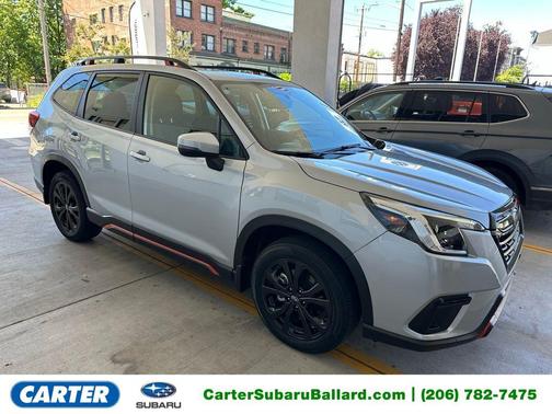 Ice Silver Metallic 2023 Subaru Forester Sport