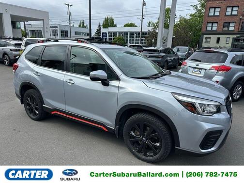 Ice Silver Metallic 2019 Subaru Forester Sport