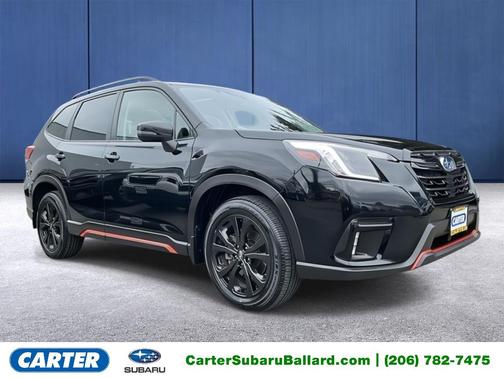 Crystal Black Silica 2023 Subaru Forester Sport
