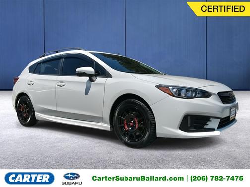 Crystal White Pearl 2023 Subaru Impreza Sport