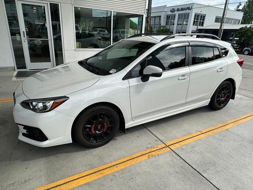 Crystal White Pearl 2023 Subaru Impreza Sport