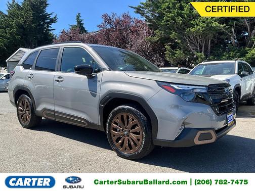 Riverrock Green 2025 Subaru Forester Hybrid Sport