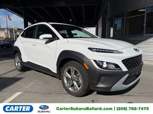 Lunar White 2023 Hyundai KONA SEL