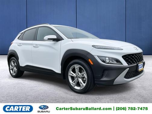 Lunar White 2023 Hyundai KONA SEL