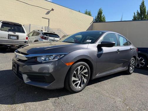 Modern Steel Metallic 2018 Honda Civic EX