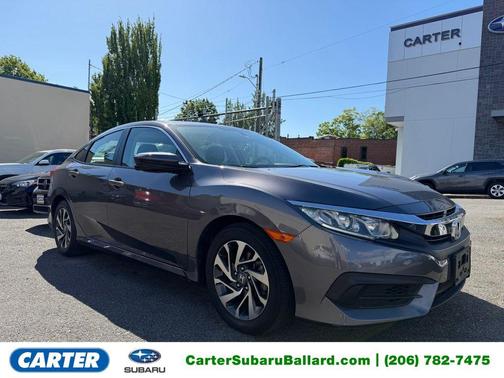 Modern Steel Metallic 2018 Honda Civic EX