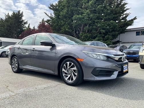 Modern Steel Metallic 2018 Honda Civic EX