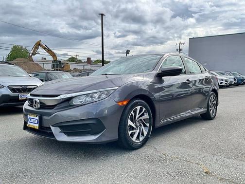Modern Steel Metallic 2018 Honda Civic EX