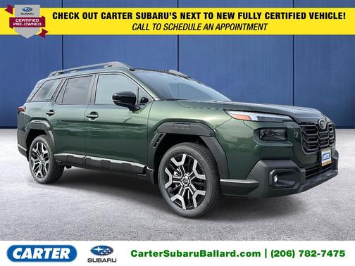 Deep Emerald Green 2026 Subaru Outback Touring XT