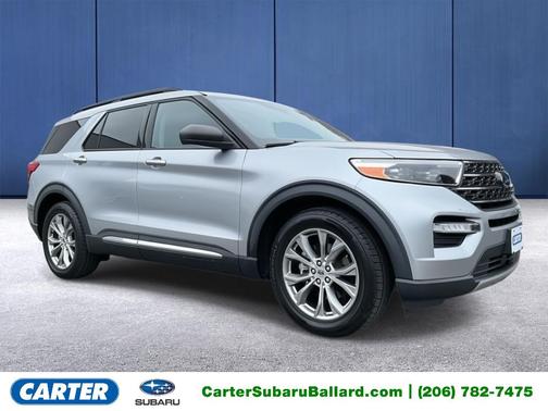 Iconic Silver Metallic 2022 Ford Explorer XLT