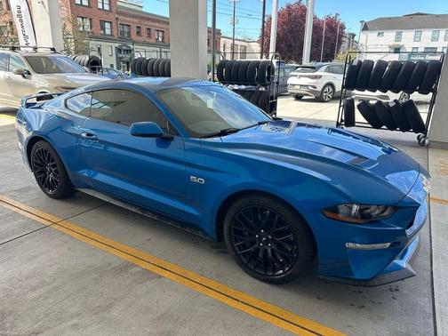 Velocity Blue Metallic 2020 Ford Mustang GT Premium