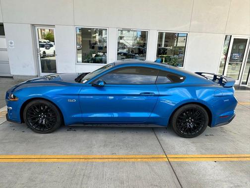 Velocity Blue Metallic 2020 Ford Mustang GT Premium