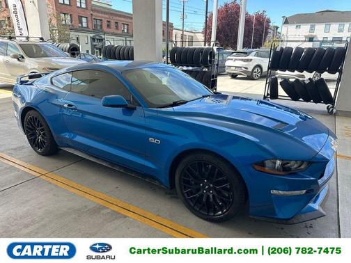 Velocity Blue Metallic 2020 Ford Mustang GT Premium