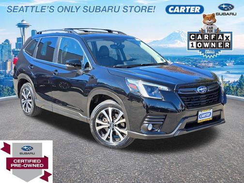 Crystal Black Silica 2023 Subaru Forester Limited