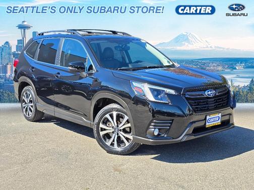 Crystal Black Silica 2023 Subaru Forester Limited