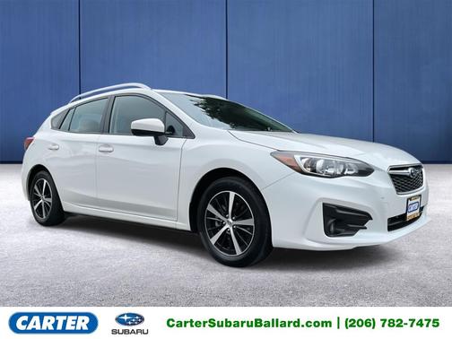 Crystal White Pearl 2019 Subaru Impreza 2.0i Premium