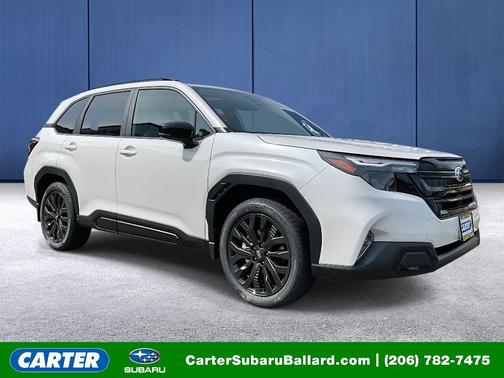 Crystal White Pearl 2026 Subaru Forester Sport