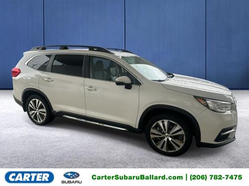 Crystal White Pearl 2020 Subaru Ascent Limited 7-Passenger