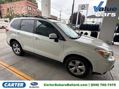 Satin White Pearl 2015 Subaru Forester 2.5i Premium
