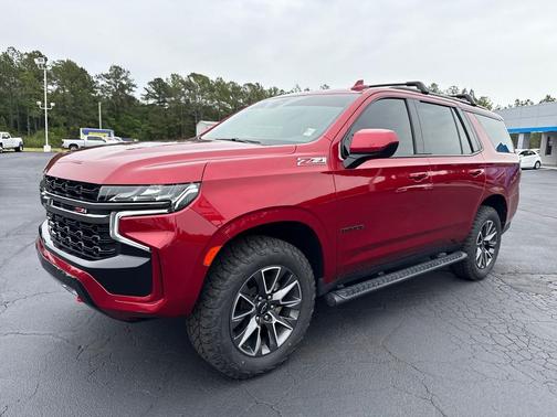 CHERRY RED 2021 Chevrolet Tahoe Z71