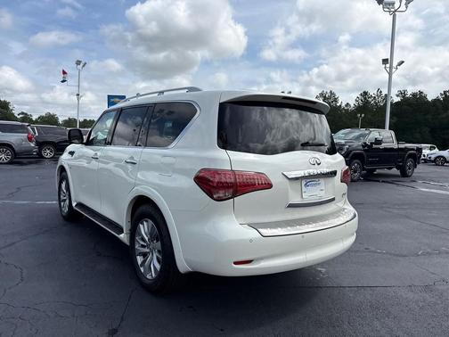 WHITE 2017 INFINITI QX80 Base