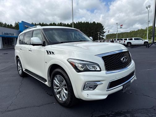 WHITE 2017 INFINITI QX80 Base