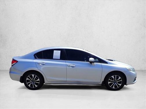 Alabaster Silver Metallic 2015 Honda Civic EX