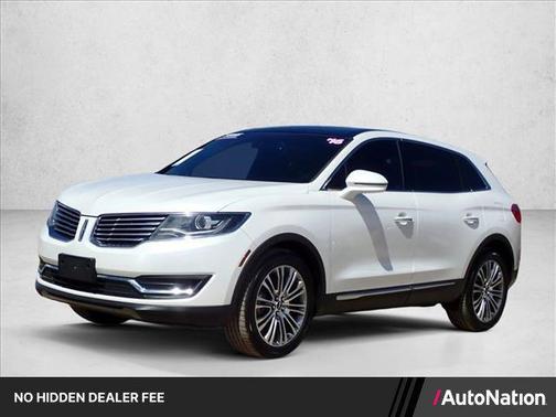 White Platinum Metallic Tri-Coat 2016 Lincoln MKX Reserve