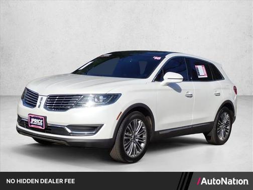 White Platinum Metallic Tri-Coat 2016 Lincoln MKX Reserve