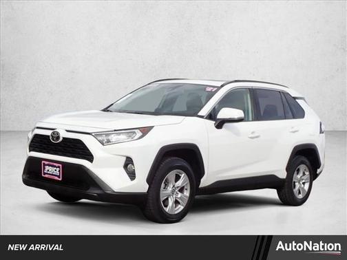 Super White 2021 Toyota RAV4 XLE