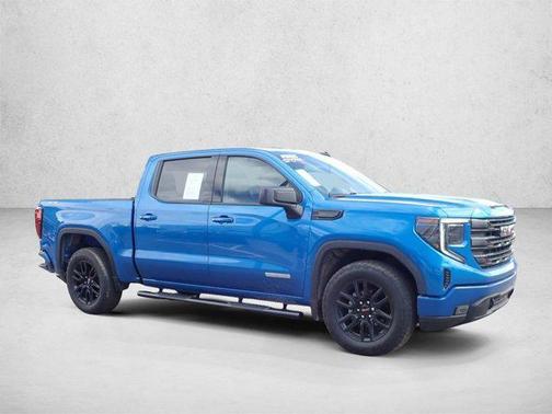 Dynamic Blue Metallic 2024 GMC Sierra 1500 Elevation