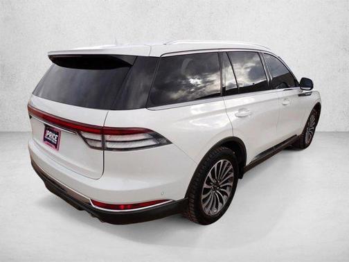 Pristine White Metallic Tri-Coat 2020 Lincoln Aviator Reserve AWD