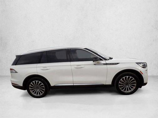 Pristine White Metallic Tri-Coat 2020 Lincoln Aviator Reserve AWD