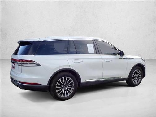 Pristine White Metallic Tri-Coat 2020 Lincoln Aviator Reserve AWD