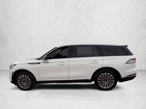 Pristine White Metallic Tri-Coat 2020 Lincoln Aviator Reserve AWD