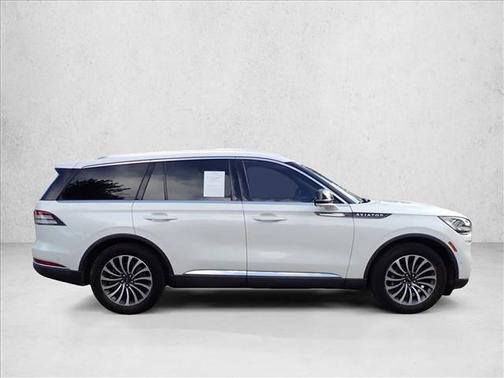 Pristine White Metallic Tri-Coat 2020 Lincoln Aviator Reserve AWD