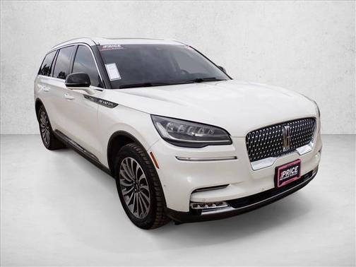 Pristine White Metallic Tri-Coat 2020 Lincoln Aviator Reserve AWD