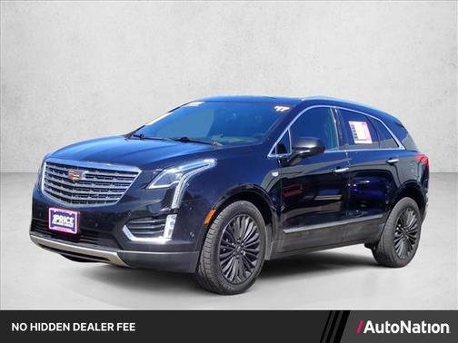Stellar Black Metallic 2017 Cadillac XT5 Platinum
