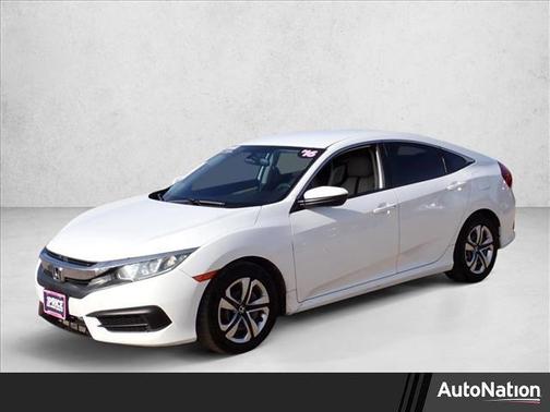 Taffeta White 2016 Honda Civic LX
