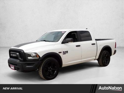 Bright White Clearcoat 2021 RAM 1500 Classic Warlock Crew Cab 4x4 5'7' Box