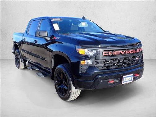 Black 2022 Chevrolet Silverado 1500 Custom Trail Boss