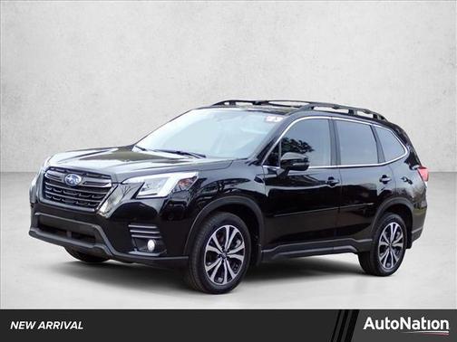 Crystal Black Silica 2023 Subaru Forester Limited